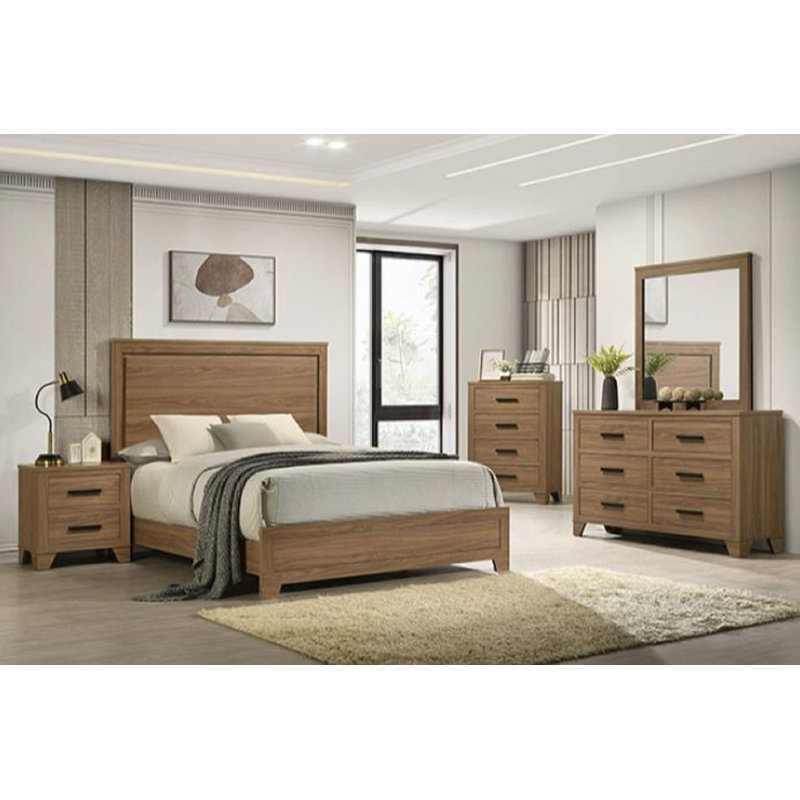 Ensemble de chambre avec grand lit 4 pièces Pershore
