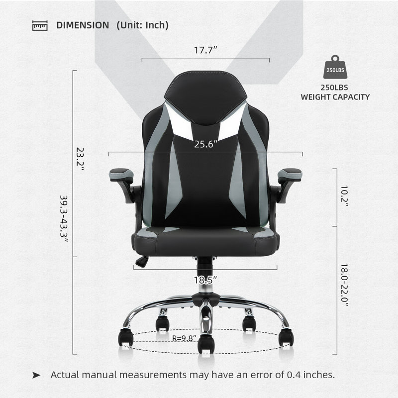 PC et chaise de course, Noir / blanc