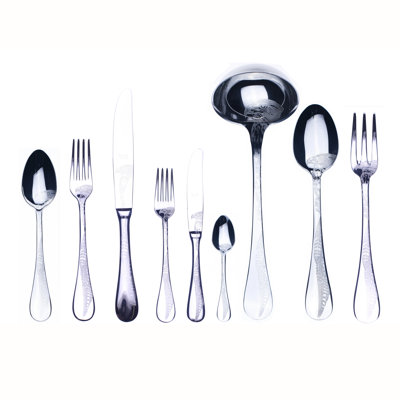 Caccia Flatware Set - 75 Pieces - Stainless Steel