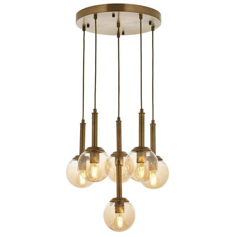 Grogg - Light Gold Cluster Pendant