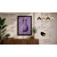 Purple Whimsy Minimalist - Framed Print-376627834-376627835
