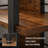 75" 6-Tier Corner Bookcase