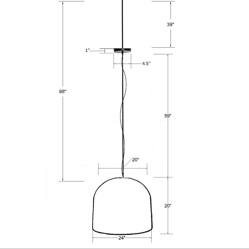 Java Rattan Dome Pendant Light, Natural Beige