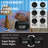 Electric Tabletop Clock with Alarm-1295020861