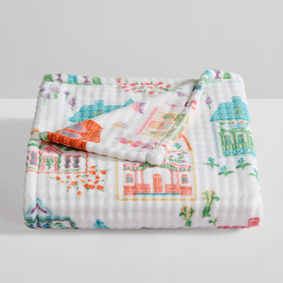 Plaid Lenox Bubble Plush 50x70, Spice Village