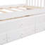 Lit de jour avec couchette et tiroirs, taille simple, gris-1500987484