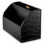 Desk Set Scaleo Croco Embossed Black Leather Set Of 3