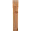 Attelle pour genoux lisse héritage, l 5 1/2 po x P 18 po x H 30 po, cèdre rouge de l'Ouest-64751483-64784677