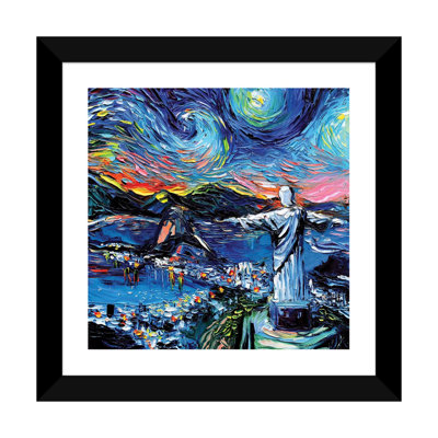 Reproduction d’art, « Van Gogh never saw Christ the Rédempteur » par aja Trèves