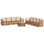 253cm Wide Patio Sectional Set