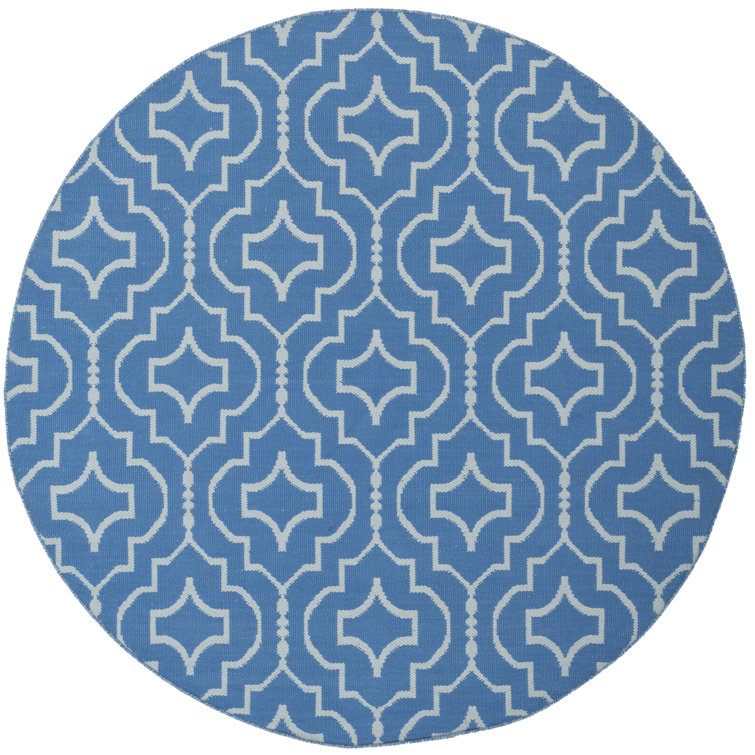 Rennie Hand Woven Cotton Geometric Rug