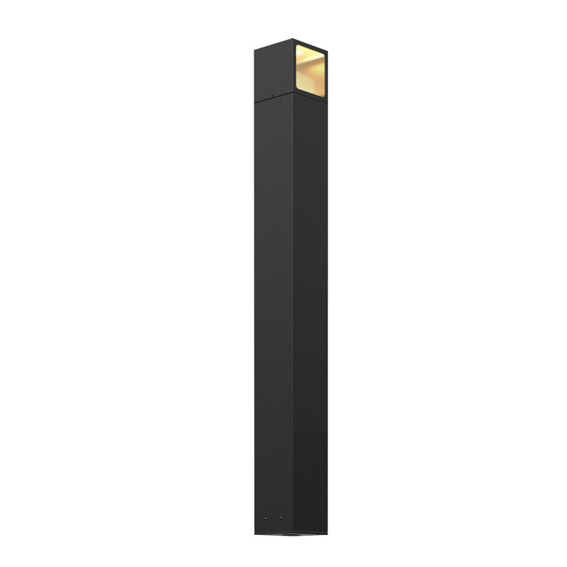 Suher Integrated LED Bollard Light, Black