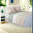 Spacious White Bedding Sets, Soft Microfiber Quilt With Cottage Style Scalloped Edges