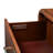 Mason Park Offset Chest With Storage Mirror - Umber