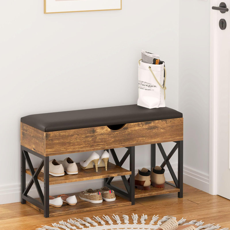 3-Tier Shoe Bench, Vintage