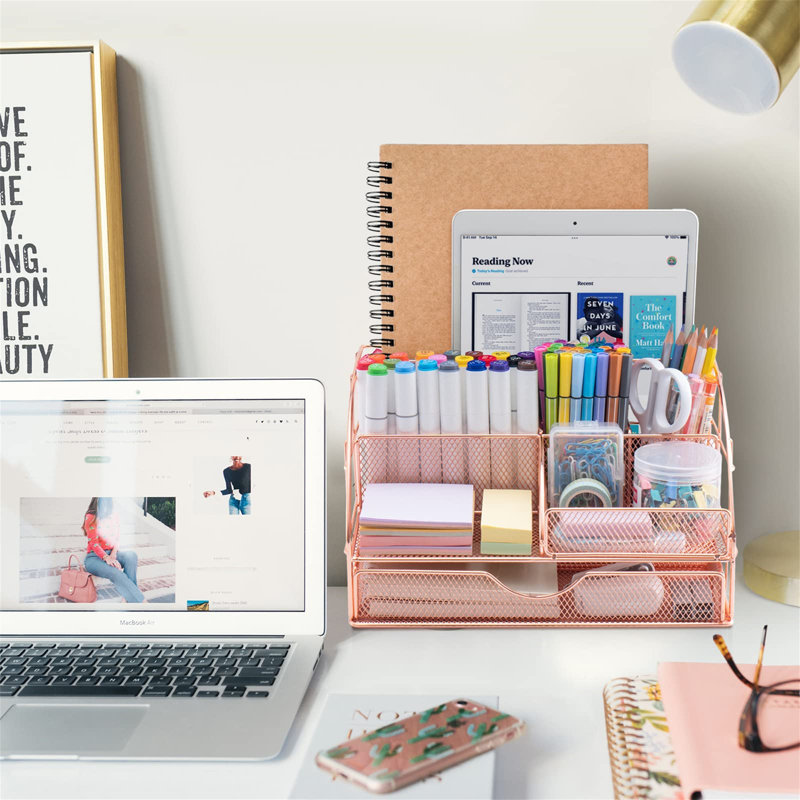 Bruning Metal Desk Organiser