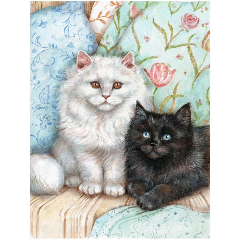 Double Sided Polyester Animal Garden Flag, 15" H  x 11" W