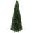 Traditional Pre-Lit Slim Christmas Tree – Illuminated with Warm Lights and Sturdy Metal Stand for Effortless Holiday Charm-2140505571