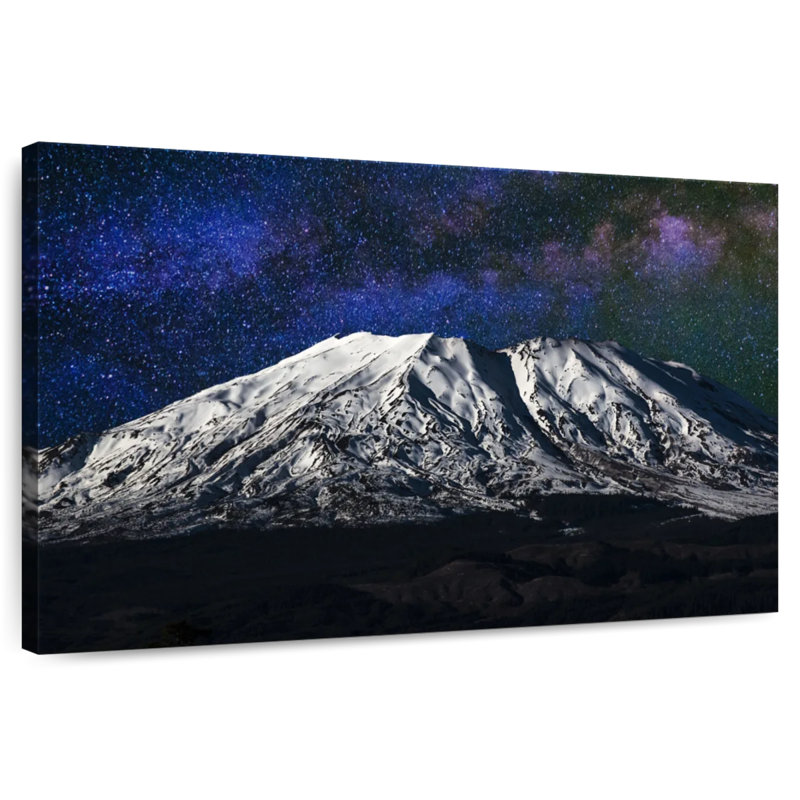 Nuit étoilée Alvord Mount St. Helens, H 24 po x l 36 po