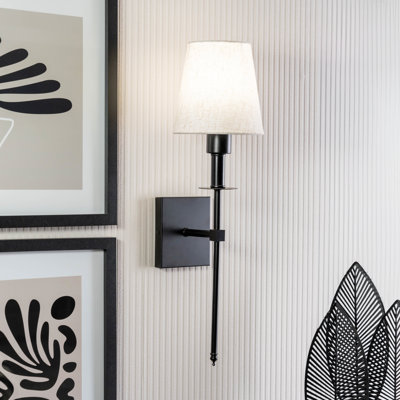 Tagert Plastic Battery Powered Flush Mounted Sconce