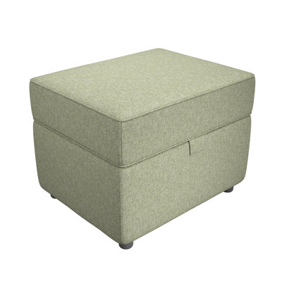 Espitia 62cm Wide Rectangle Solid Colour Footstool Ottoman with Storage