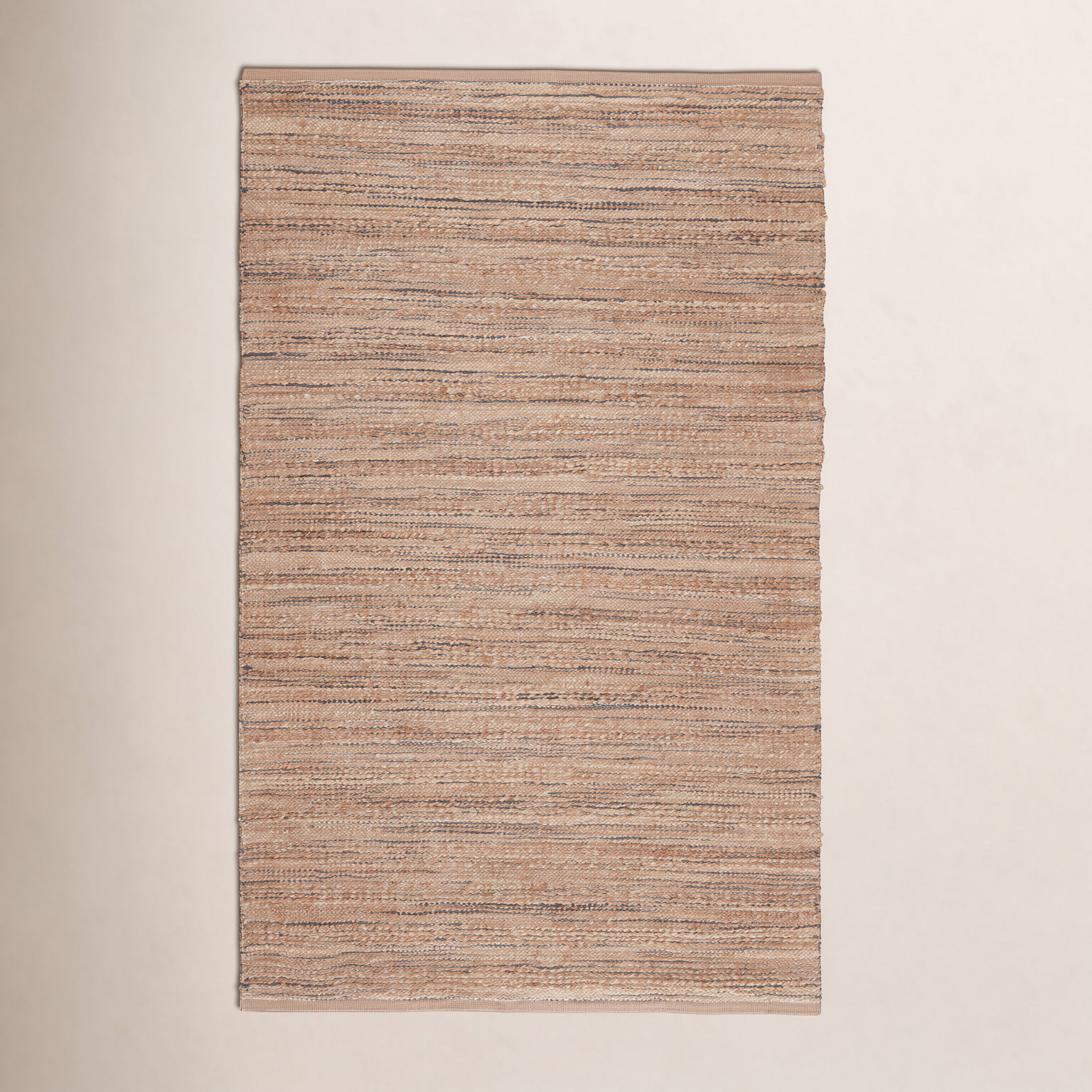 Caroline Tan Hand-Woven Rug, Rectangle 2'6" x 4'