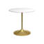 Clarke County Round Metal Base Dining Table-28134079-28134080-28134077