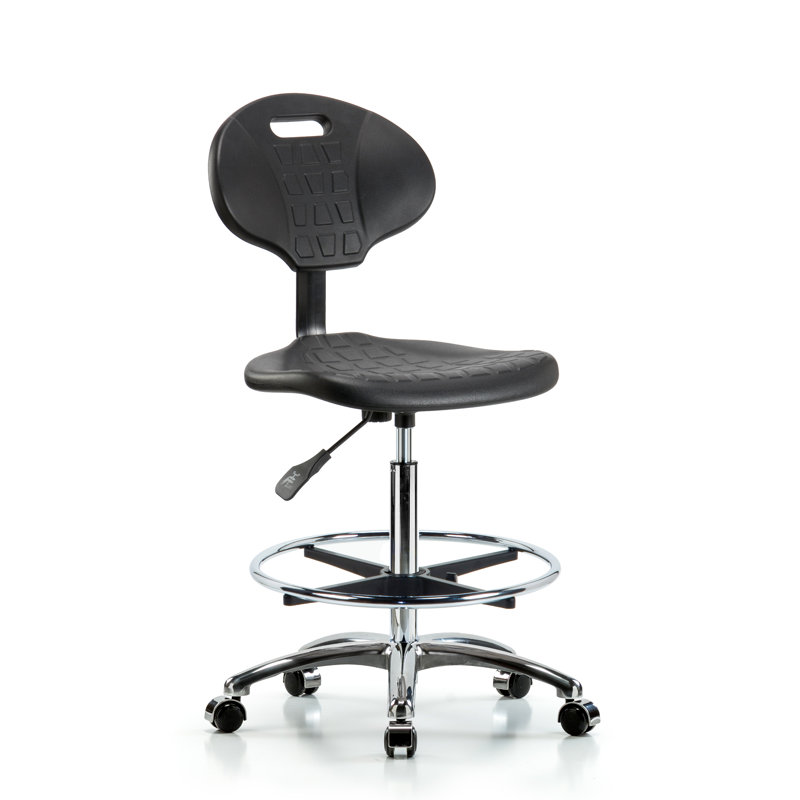 Bridgette Drafting Chair, Casters, Armless