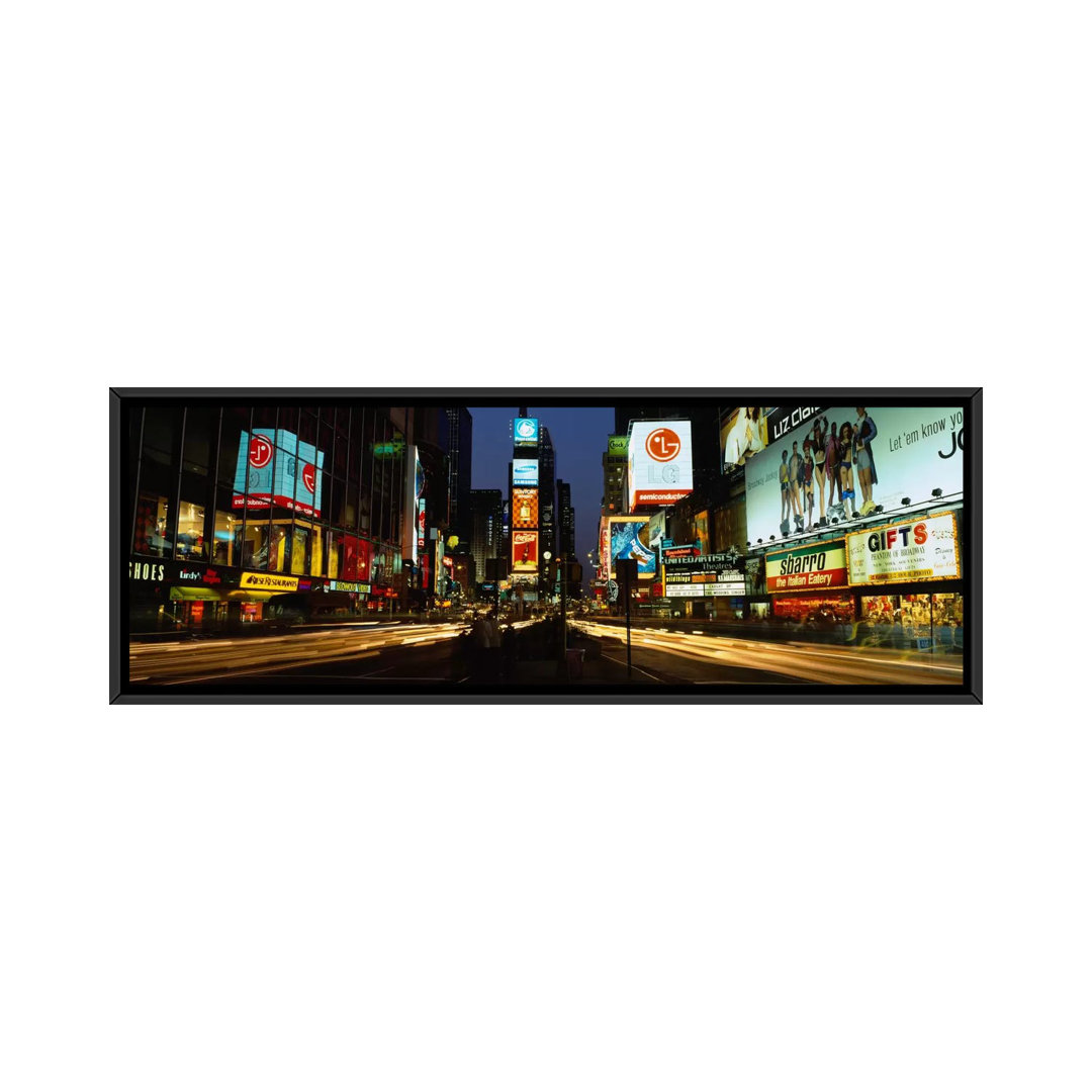 " Shopping Malls In A City, Times Square, Manhattan, New York City, New York State, USA " by Panoramic Images Ebern Designs 