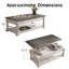 Table basse avec plateau fixe Farmhouse-1409560245-1409560248