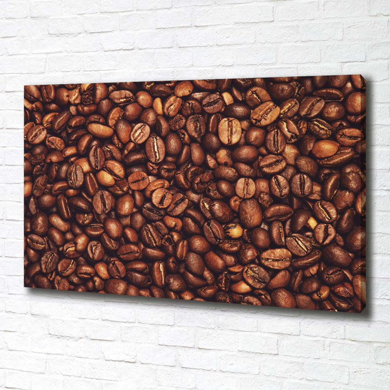 Coffee Beans - Wrapped Canvas Print