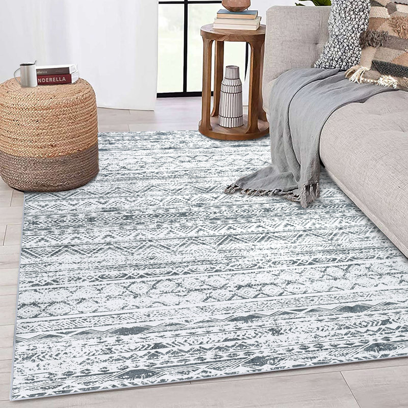 Tapis Maguerite avec envers antidérapant, Rectangle 4 pi x 6 pi