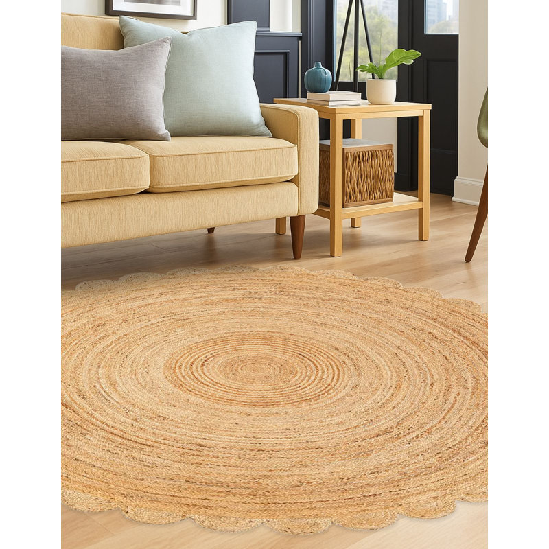 Tapis contemporain Contemporary, Rond 3 pi 1 po