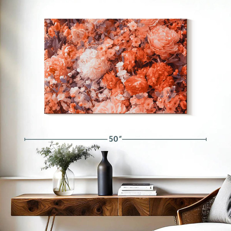 Harnek allure de fleur de pantone, H 26 po x l 39 po