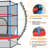 Jeri 5' Trampoline with Safety Enclosure