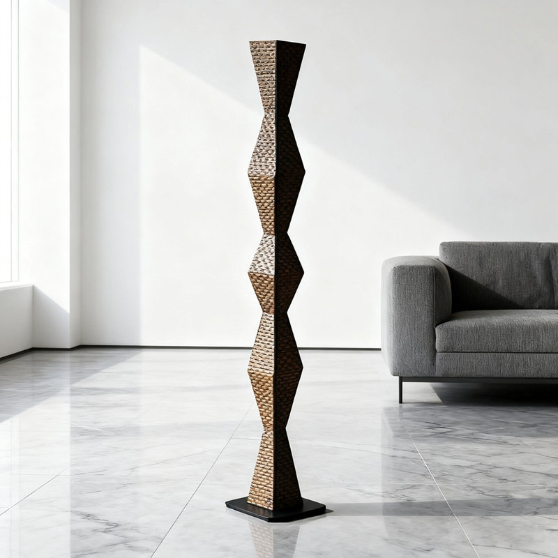 Medieval-Style Teak Column Decorations