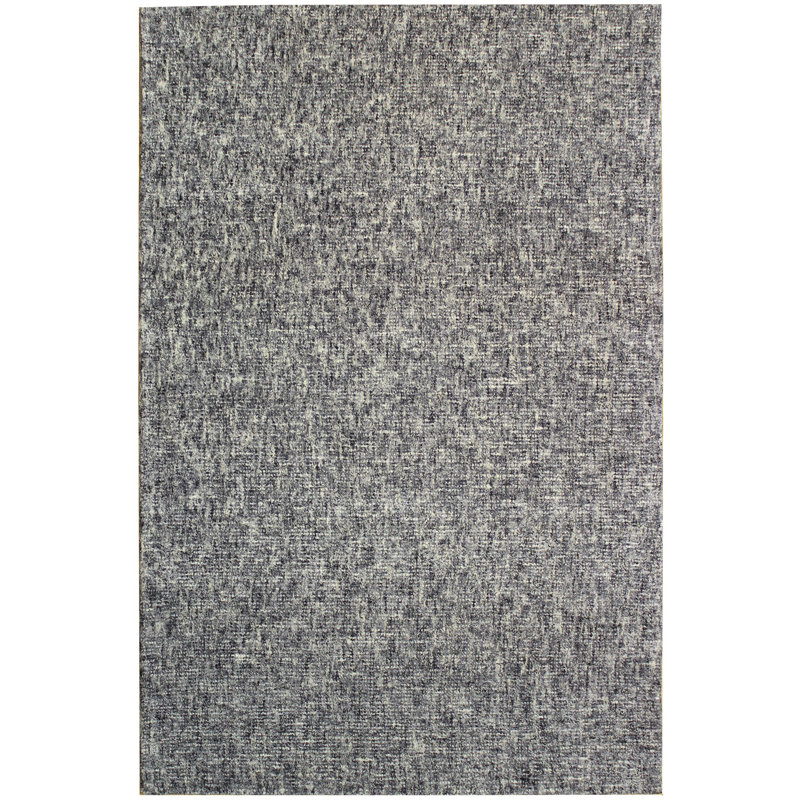 Textures Abstract Area Rug in Blue/Navy/Ivory, Rectangle 14' x 19'