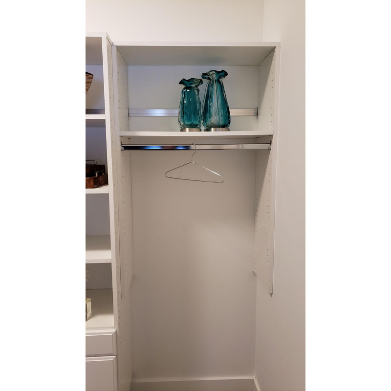 Système d'organisation en métal Lillienne, H 1,18 po x l 46 po x P 0,59 po