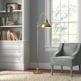 Anar 64.5'' Plated Gold Arched Floor Lamp