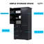 Armoire de rangement haute et large avec portes-113582859