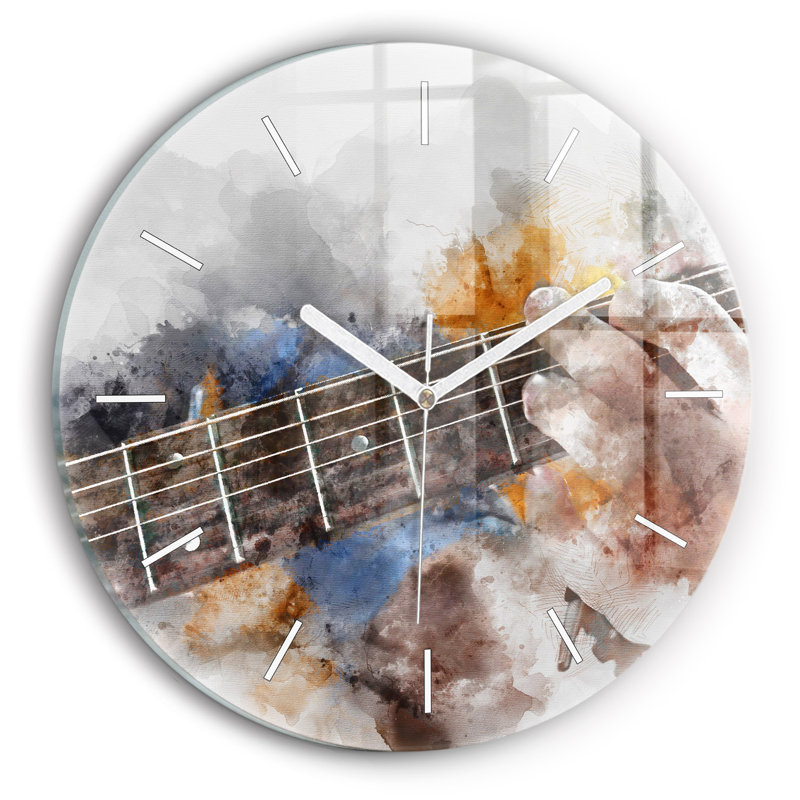 Glass Wall Clock