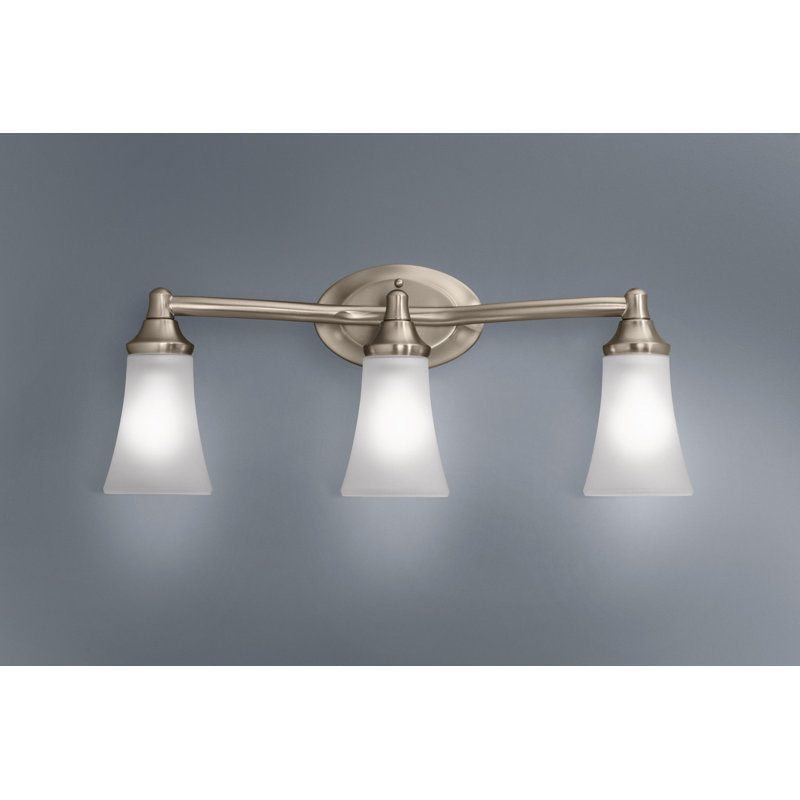 Eva 3-Light Vanity Light, Brushed Nickel