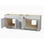 Base de meuble-lavabo double 87 po Disar-111779183
