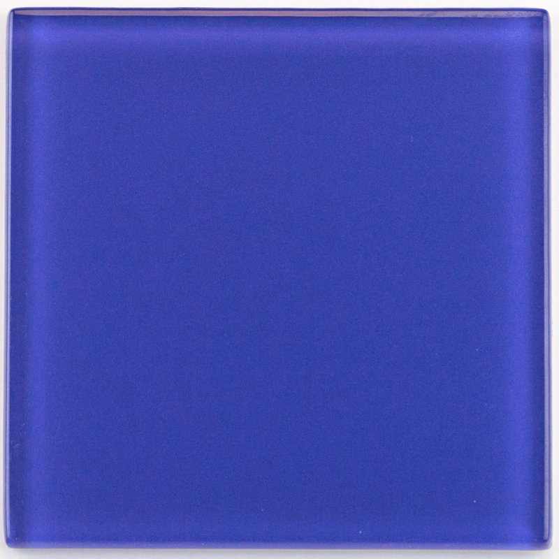 Torch Song 4'' W x 4'' L Glass Singular Tile, Purple