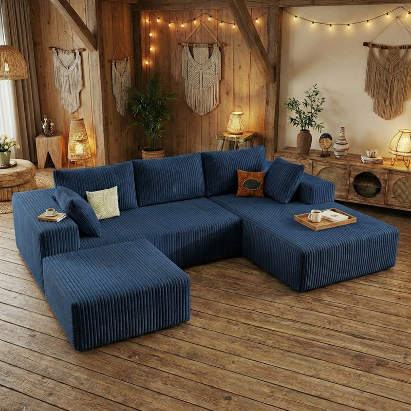 Canapé modulaire Boneless Modular Cloud, Bleu