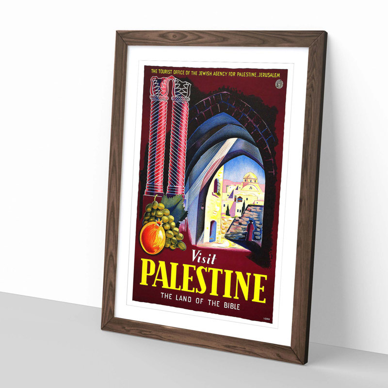 Single Picture Frame Print, Walnut