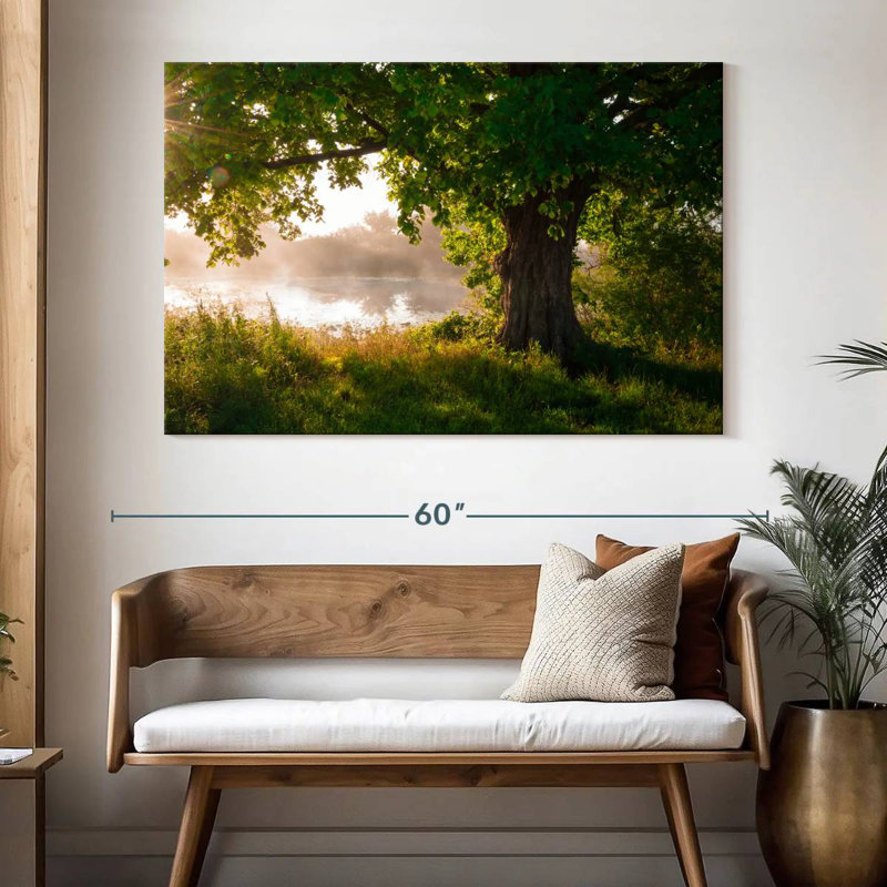 Harnek Solitary Oak Tree, 34" H x 51" W