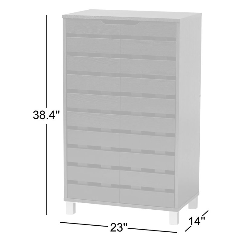 18 Pair Shoe Storage Cabinet