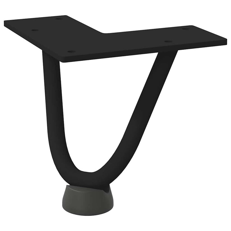 Ayauna Table Leg, 10cm H x 12cm W x 12cm D, Black