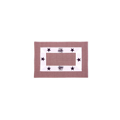 Villar Cotton Gingham Rectangle Placemat